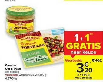 Carrefour Gamma Old El Paso aanbieding
