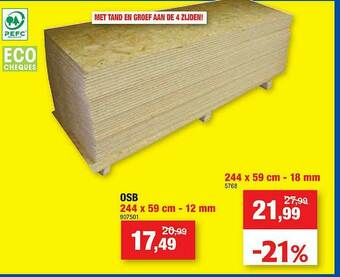 Hubo Osb aanbieding