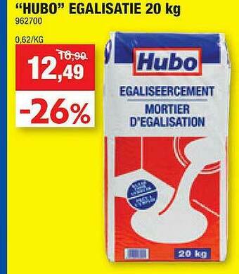 Hubo Hubo Egalisatie aanbieding