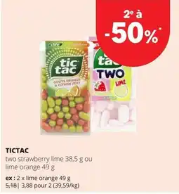 Spar Tictac aanbieding