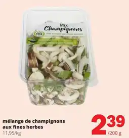 Spar mélange de champignons aux fines herbes aanbieding