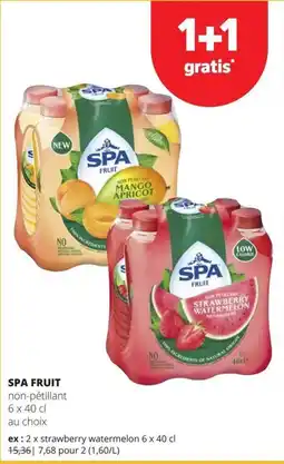 Spar spa fruit aanbieding