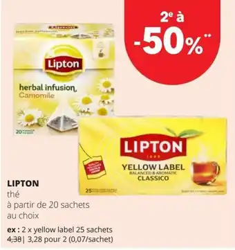 Lipton thé