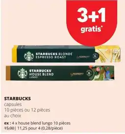 Spar starbucks capsules aanbieding