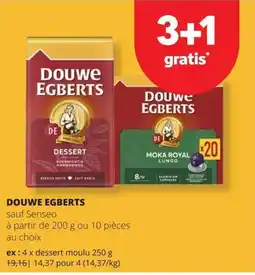 Spar Douwe egberts dessert aanbieding