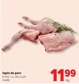 Spar lapin de parc aanbieding