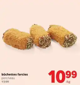 Spar bûchettes farcies aanbieding