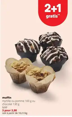 Spar muffin aanbieding
