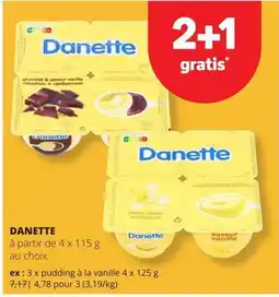 Spar Danette aanbieding