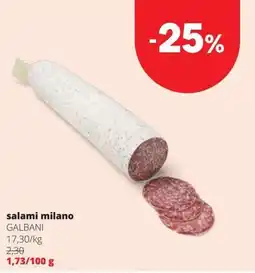 Spar salami milano aanbieding