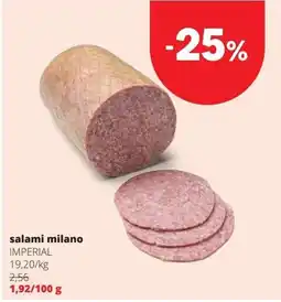 Spar salami milano aanbieding
