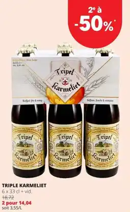 Spar Triple karmeliet aanbieding