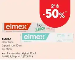 Spar Elmex dentifrice aanbieding