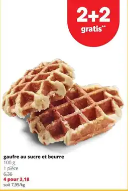 Spar gaufre au sucre et beurre aanbieding
