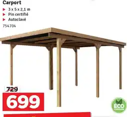 Mr Bricolage Carport aanbieding
