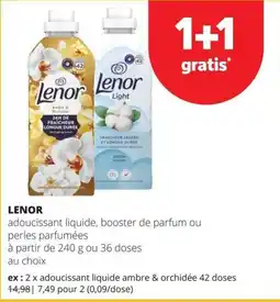 Spar lenor adoucissant liquide aanbieding