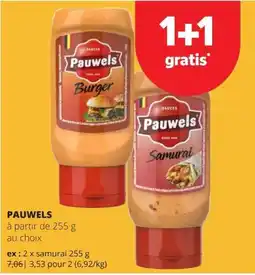 Spar Pauwels Burger aanbieding