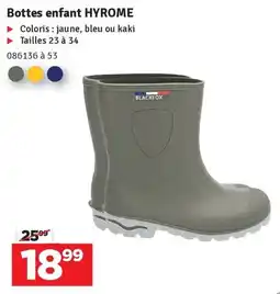 Mr Bricolage Bottes enfant HYROME aanbieding