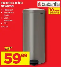 Mr Bricolage Poubelle à pédale newicon aanbieding