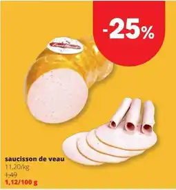Spar saucisson de veau aanbieding