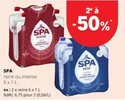 Spar spa reine ou intense aanbieding