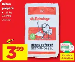 Mr Bricolage Béton préparé aanbieding