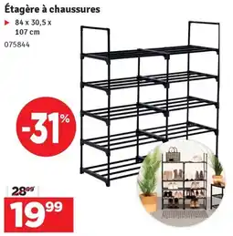 Mr Bricolage Étagère à chaussures aanbieding
