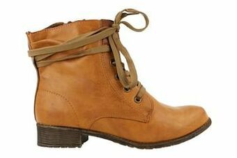 Berca Shoes Sun & Shadow Bottine Dames - Cognac aanbieding