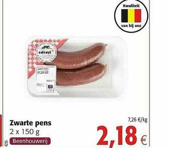 Colruyt Zwarte Pens aanbieding