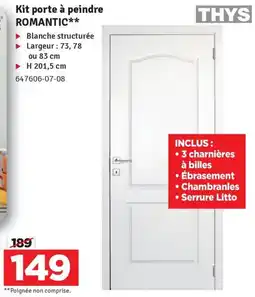 Mr Bricolage Kit porte à peindre romantic aanbieding