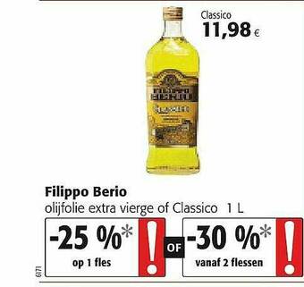 Filippo Berio Olijfolie Extra Vierge Of Classico