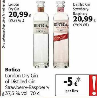 Colruyt Botica London Dry Gin Of Distilled Gin aanbieding
