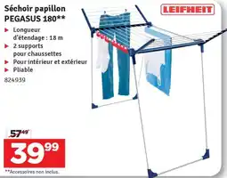Mr Bricolage Séchoir papillon PEGASUS 180 aanbieding