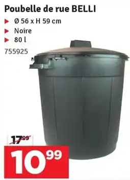Mr Bricolage Poubelle de rue Belli aanbieding