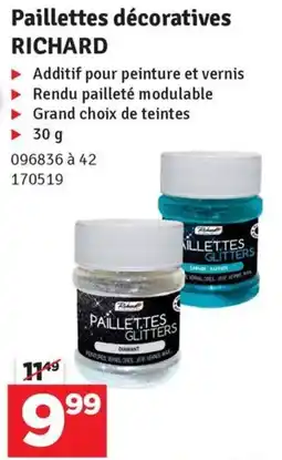 Mr Bricolage Paillettes decoratives richard aanbieding