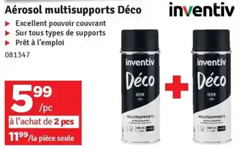 Aérosol multisupports Déco