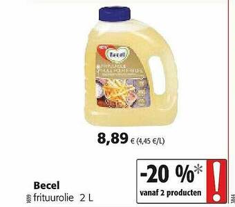 Colruyt Becel Frituurolie aanbieding