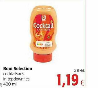 Colruyt Boni Selection Cocktailsaus aanbieding