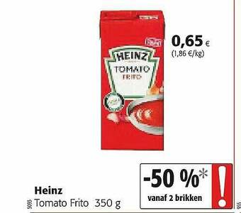 Colruyt Heinz Tomato Frito aanbieding