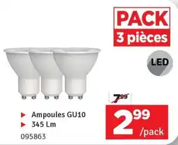 Mr Bricolage Ampoules GU10 aanbieding