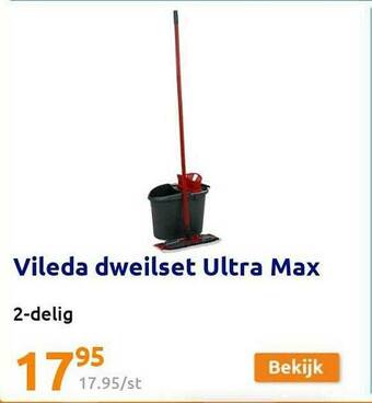 Action Vileda Dweilset Ultra Max aanbieding