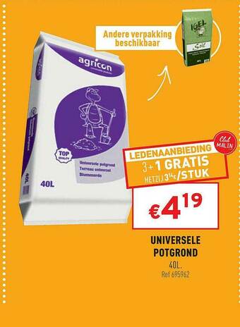 Trafic Universele Potgrond aanbieding