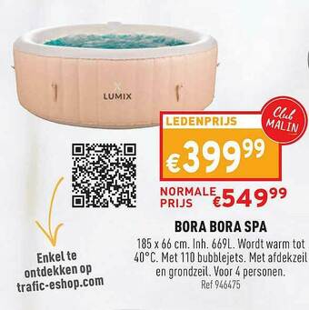 Trafic Bora Bora Spa aanbieding