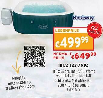 Trafic Ibiza Lay Z Spa aanbieding