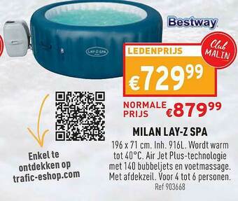 Trafic Milan Lay Z Spa aanbieding