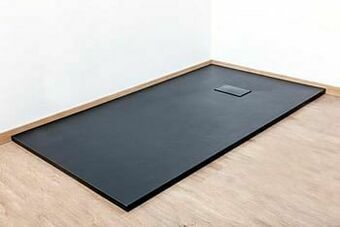 Zelfbouwmarkt Douchebak Moby 160x90cm Zwart aanbieding
