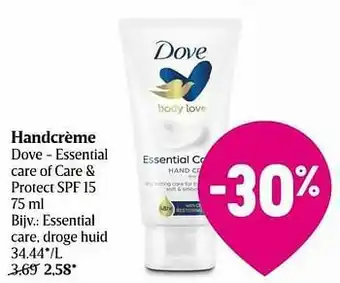 Essential care, droge huid