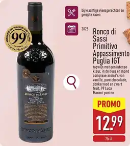 ALDI Ronco di Sassi Primitivo Appassimento aanbieding