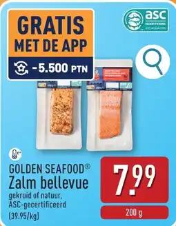 ALDI Golden Seafood Zalm belvue aanbieding
