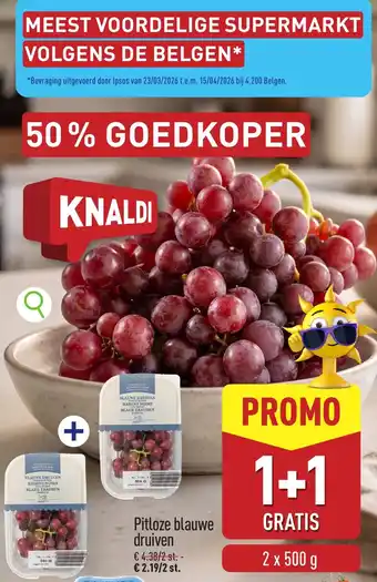 Pitloze blauwe druiven